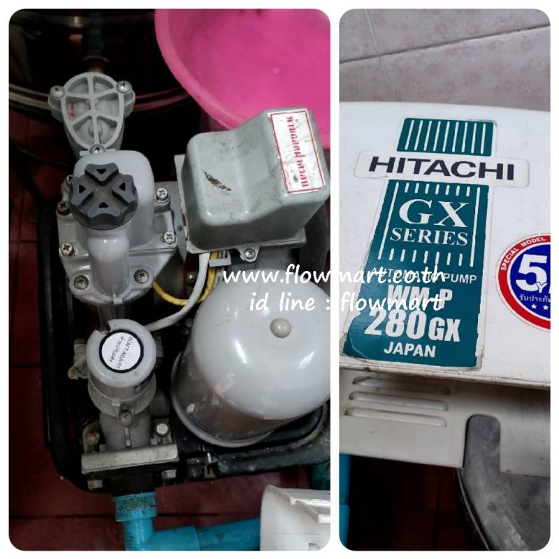 งานซ่อมเปลี่ยนอะไหล่ปั๊มน้ำ Hitachi  WM-P280GX @ เรวดี 61  นนทบุรี 